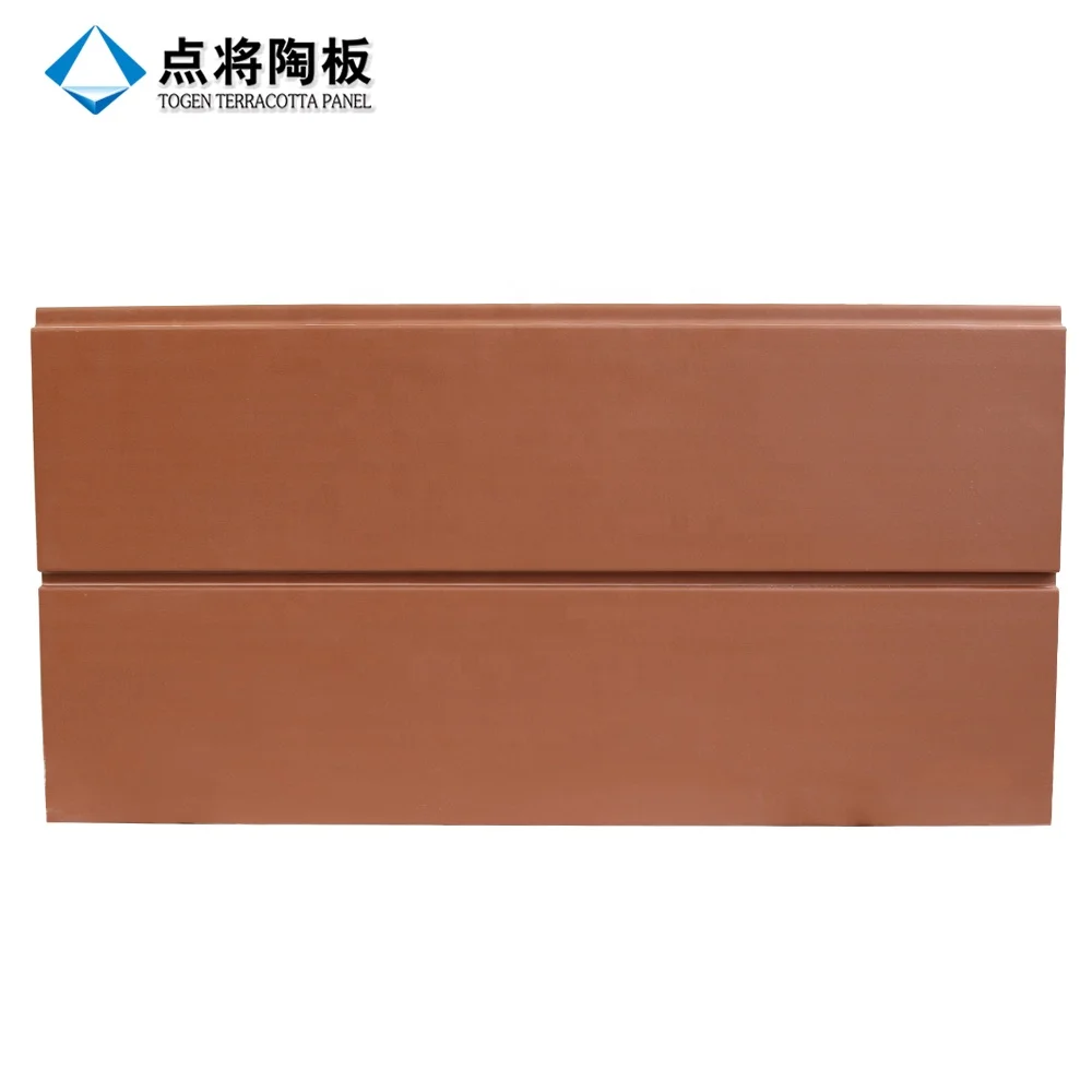 Терракотовая панель TOGEN вентилируемая Строительная фасадная настенная облицовка