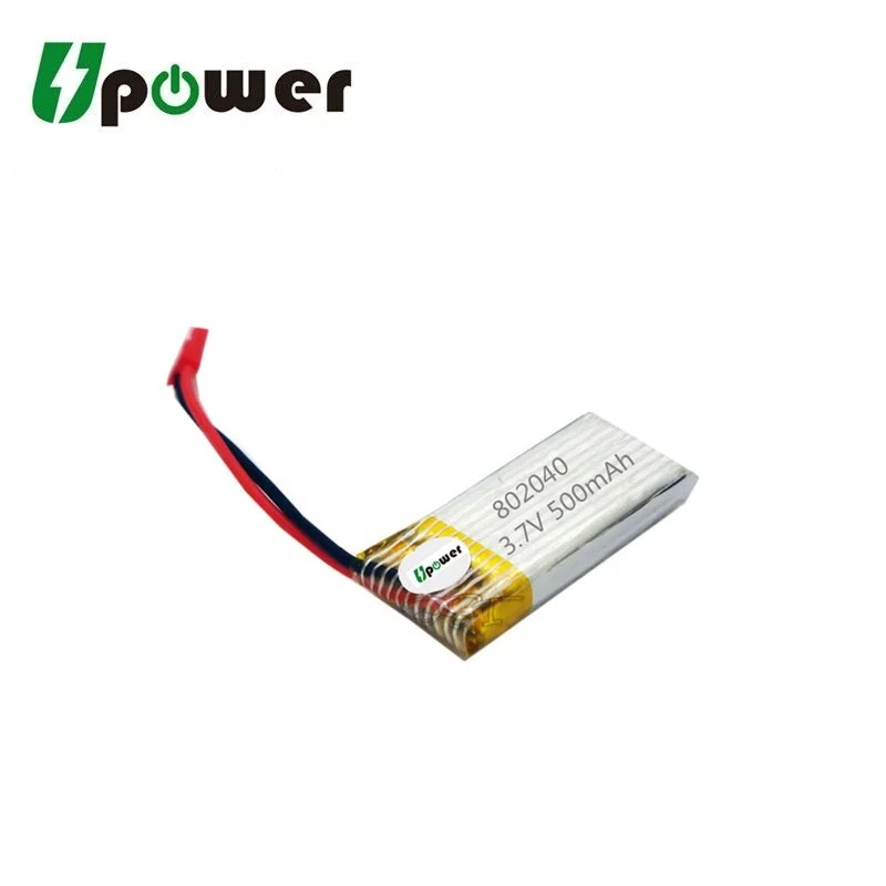 Harga Pabrik 802040 Li Polymer Battery 3.7 V 500 Mah Baterai Polimer Li