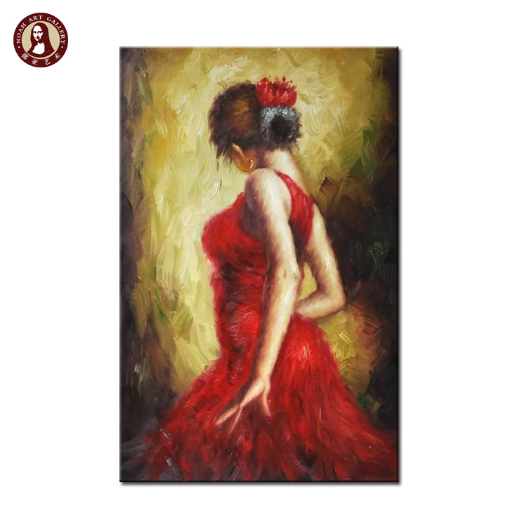 スペインのフラメンコダンス油絵 Buy フラメンコダンス油絵 スペインダンサー油絵 スペインフラメンコ女性ダンサーの油絵 Product On Alibaba Com