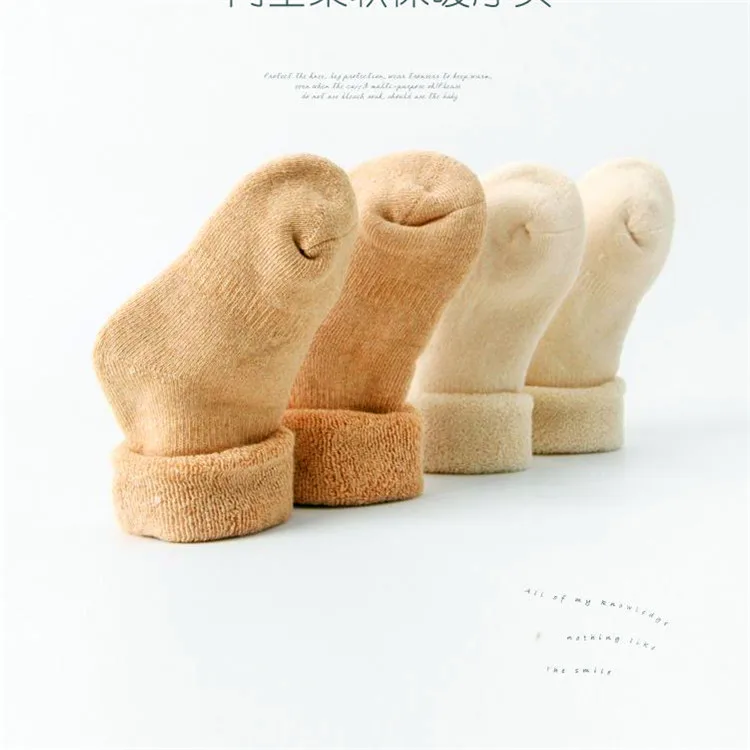 Оптовая продажа; Толстые теплые детские носки; Вязаные Органические носки