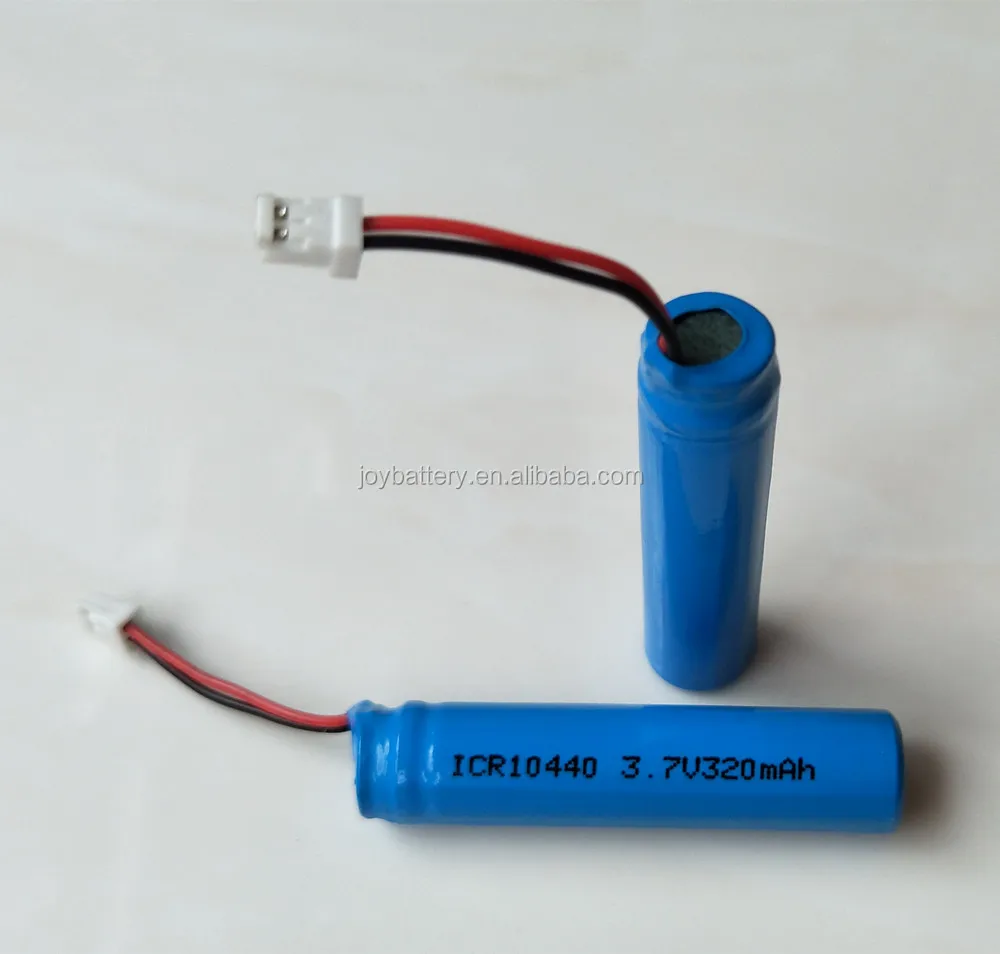 10440 3.7V 320mAh Li-Ionバッテリーパック（PCB・コネクタ付）