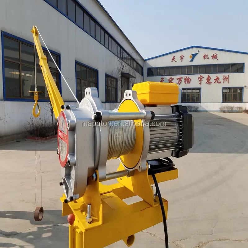 Factory Better Price Mini Building Material Lifting Machine Construction Mini Lift Hoist Crane