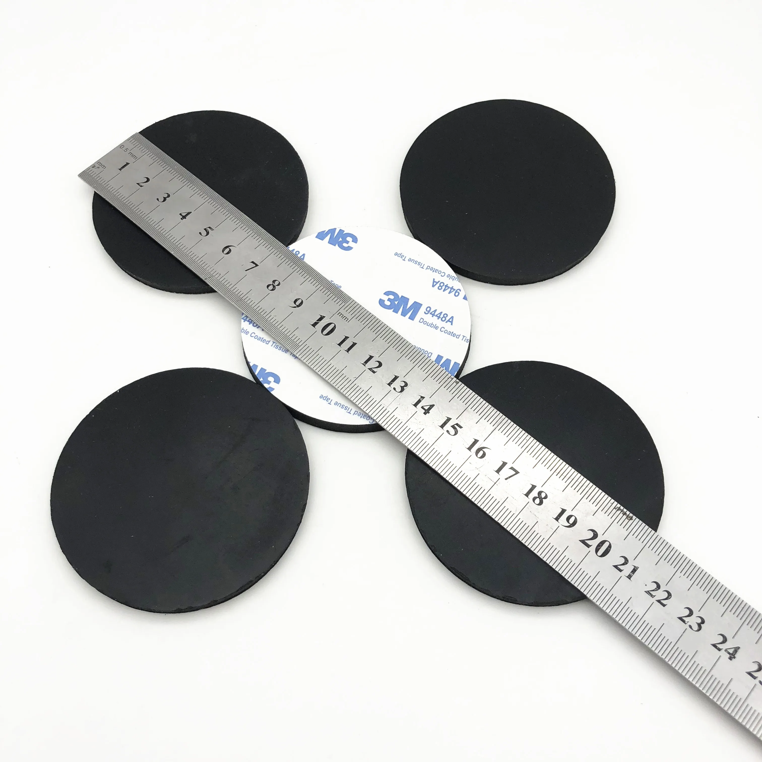 
 Самоклеящиеся Силиконовые противоскользящие резиновые ножки, толщина 5 мм, диаметр 70 мм  