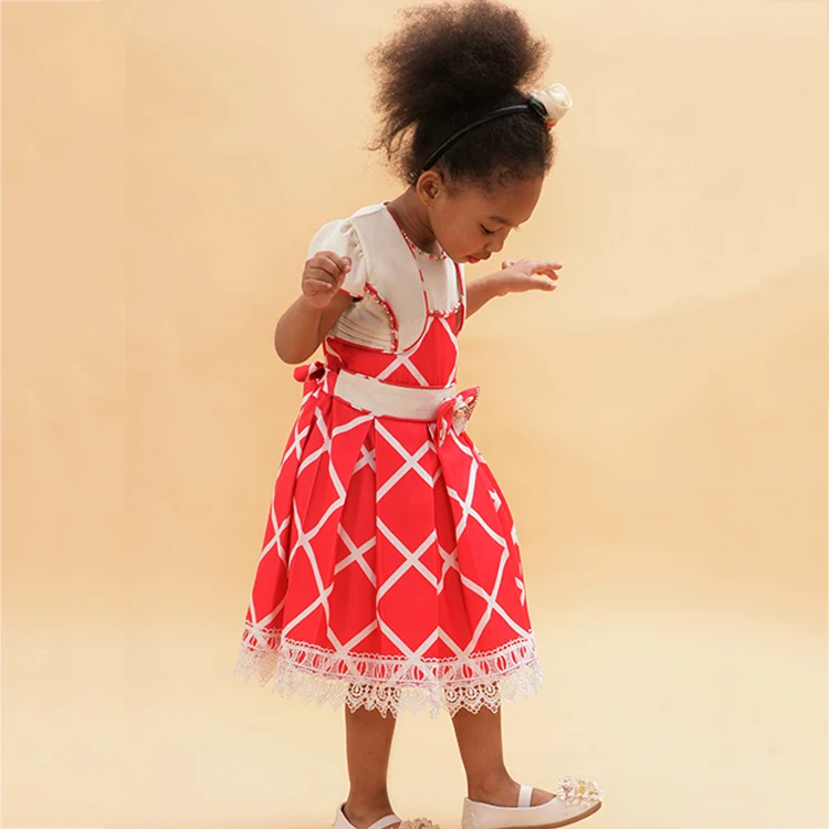 Оптовая продажа; вечерние новейший дизайн; Модное детское кружевное платье для дня рождения