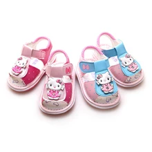 2016 Special Offer New Infants Cartoon For Hello Kitty Sandals Baby Fashion Slippers Shoes Children Girl