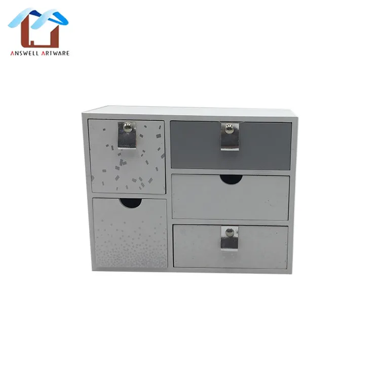 Маленький настольный мини-органайзер из натурального дерева для дома и офиса коробка хранения Настольные