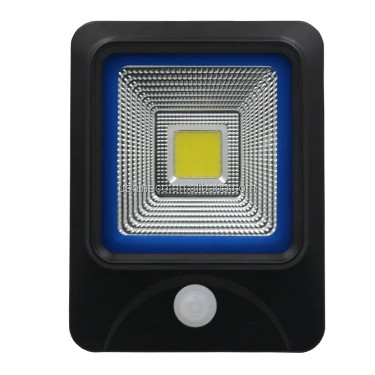 new design flood light type cob led projector light with PIR sensor landscape lamp