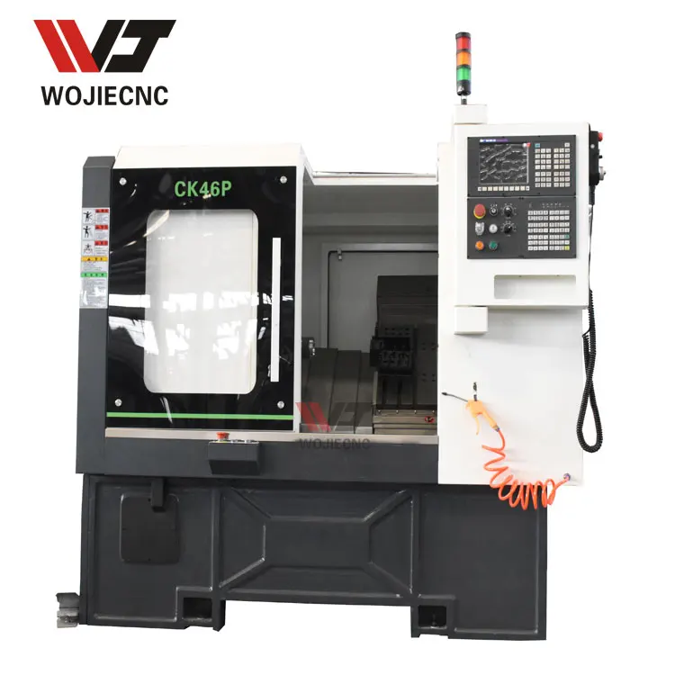 CK46P High Speed Cnc Lathe 5 Axis With C Axis and Milling Tools
