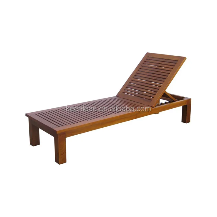 wooden sunlounges