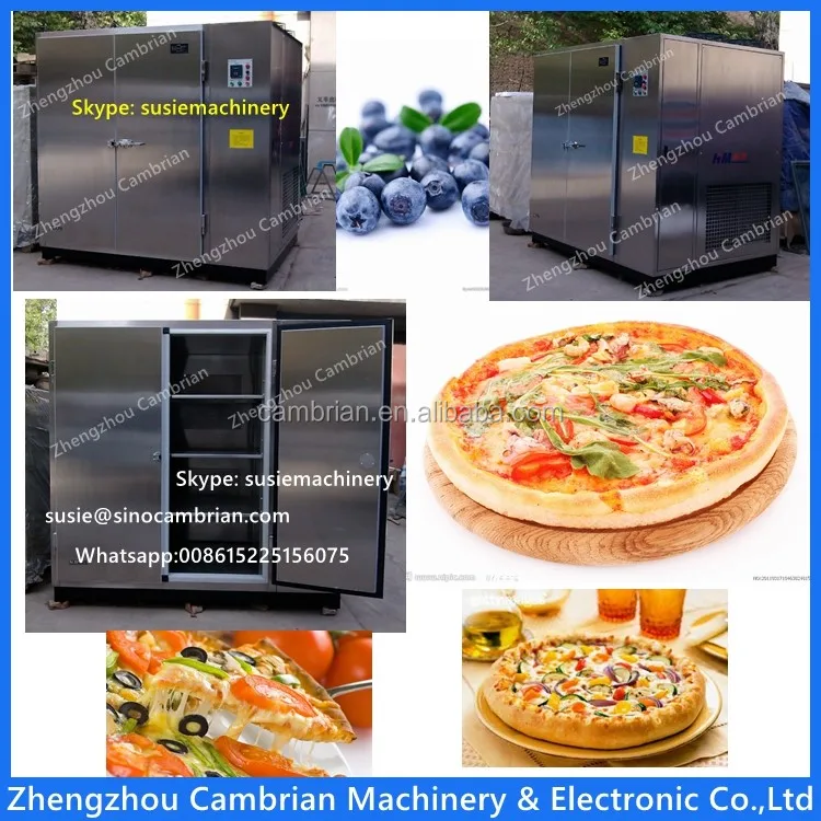 Морозильник мгновенного действия из нержавеющей стали с сенсорным экраном