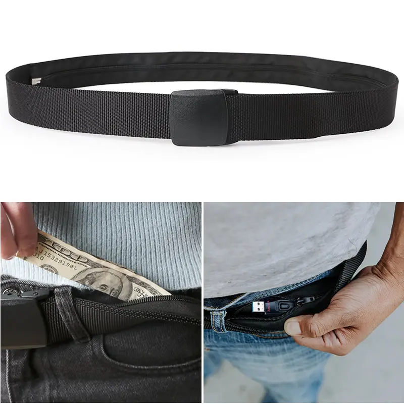  Travel Security Money Belt with Hidden Money Pocket