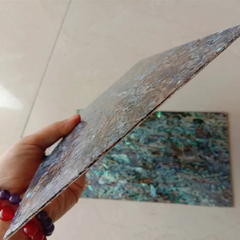 1mm Paua Abalone Shell Sheets Natural Paua Shell Laminate