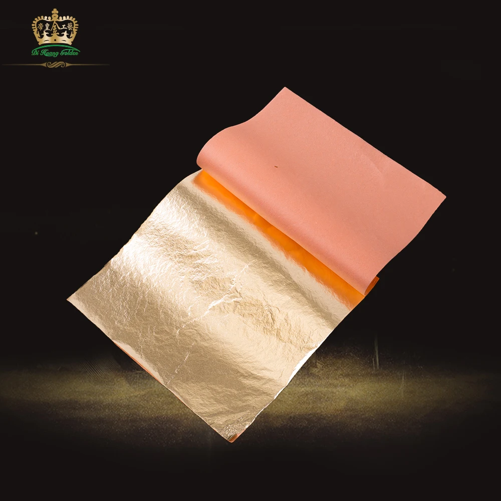 オフィス アート、クラフトデコレーション、ギルディングクラフト、フレーム用のイタリアブックレットゴールドリーフ14 X 14cmの販売