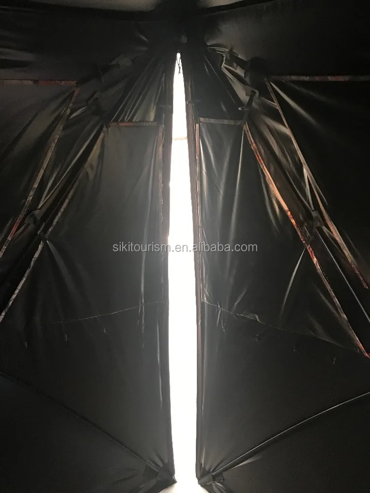 Deluxe Portable Camo Duck Blind With 7 Windows & 2 Doors