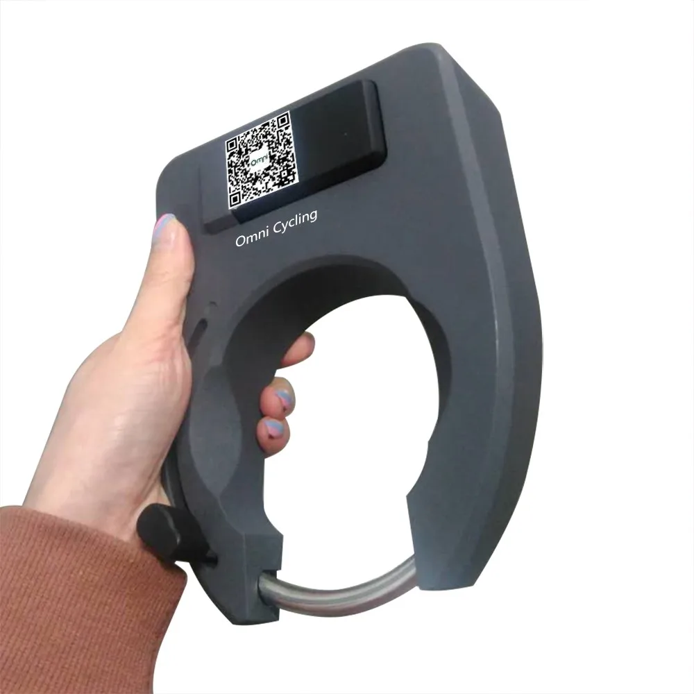 Omni APP Control Bike Lock 4G GPS Lock Bicycle Smart Lock for Sharing Bike