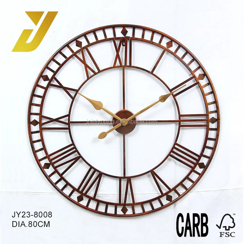 Large Metal Outdoor Clock