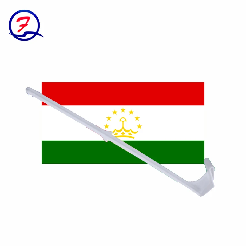 Custom national auto flag of Tajikistan country car window flags