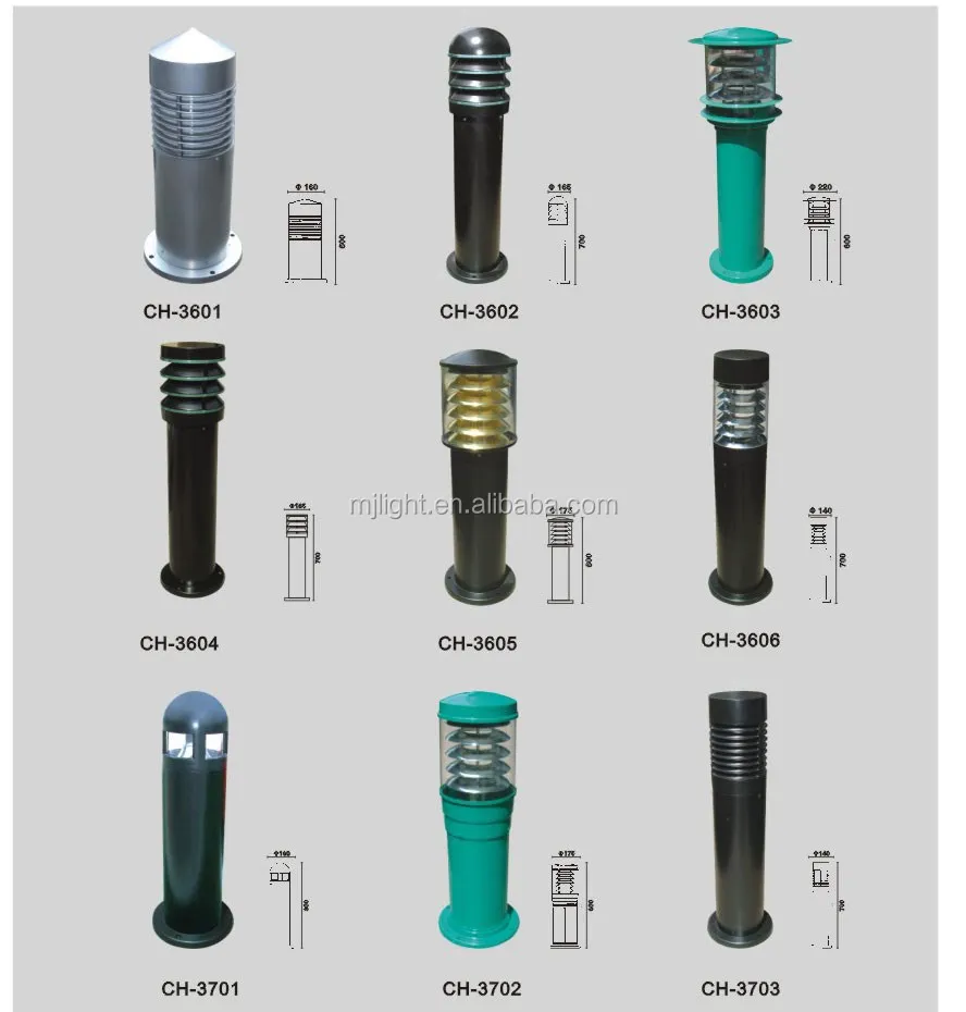 Деревянный светодиодный светильник для газона, 40 см, 15 Вт