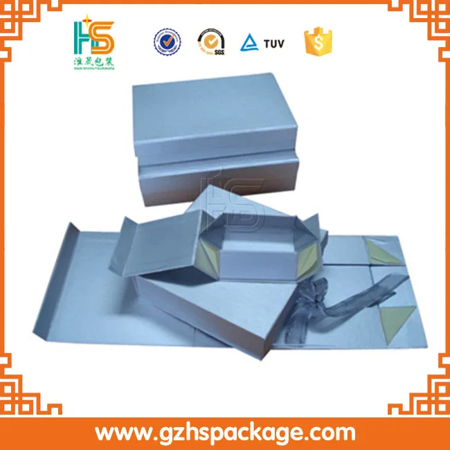 Высокое качество складной шоколад подарочные коробки дубай цветные ленты