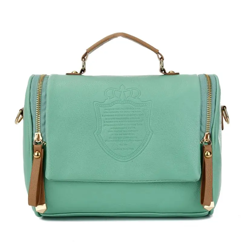 Womens Bags Crossbody bags and purses Green VISONE Leather Cross-body Bag in Light Green 