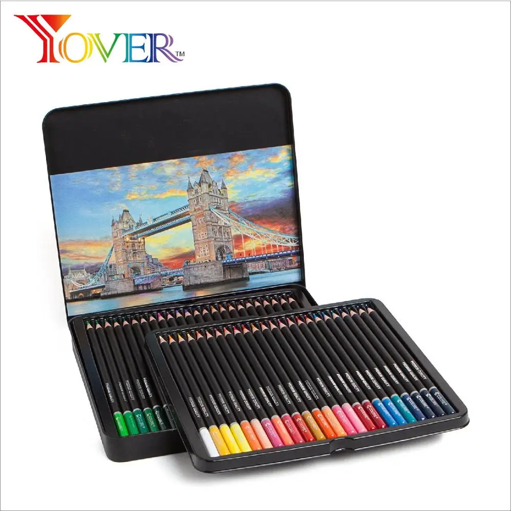 Hot Sale 48pcs Premium Colored Pencil in Tin Box