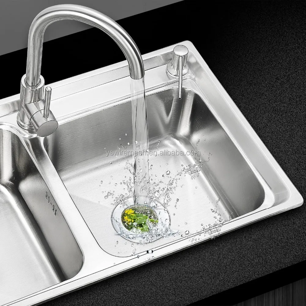3 Stück Spülbecken-Sieb Edelstahl – Abflussfilter 7.6 Cm Durchmesser, Für Küche & Bad, Gegen Verstopfung