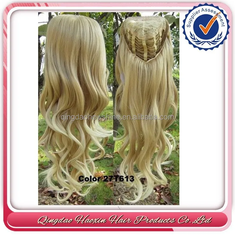 Hot Selling Sexty Ombre Remy Blonde Half Remy Hair 3 4 Wigs For White Women Buy Blonde Half Wigs Remy Hair 3 4 Wigs Blonde Half Wigs For White Women Product On Alibaba Com