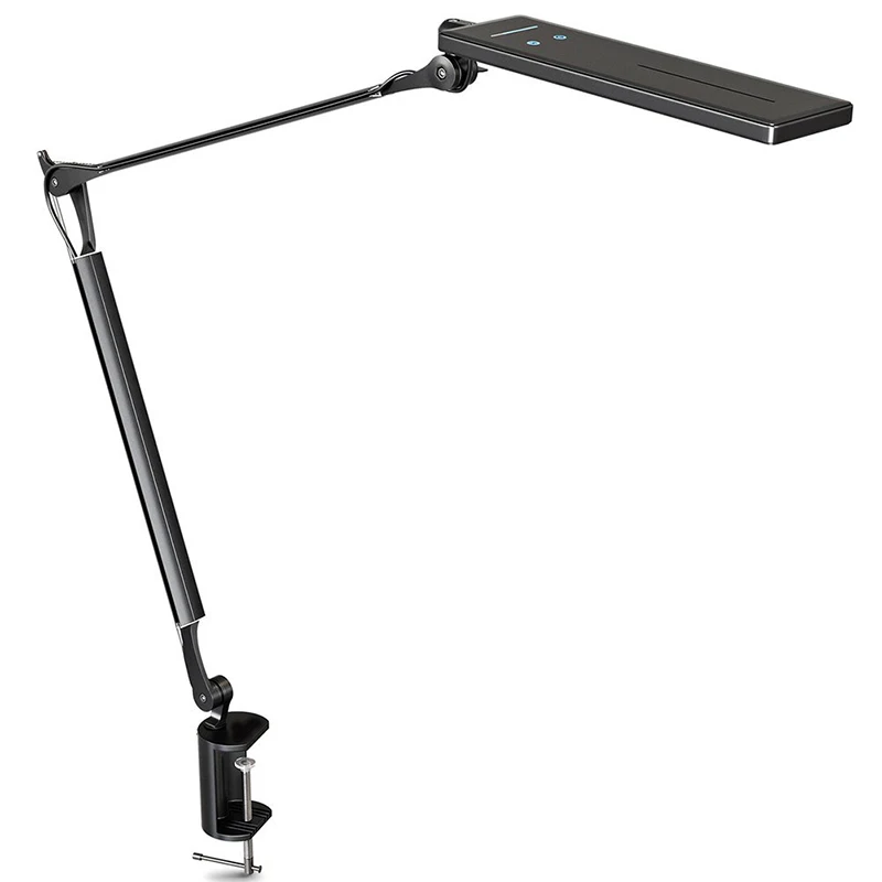 Manufacturer Office Long Arm Flexible Designer LED Desk Lamp With Dimmer Touch