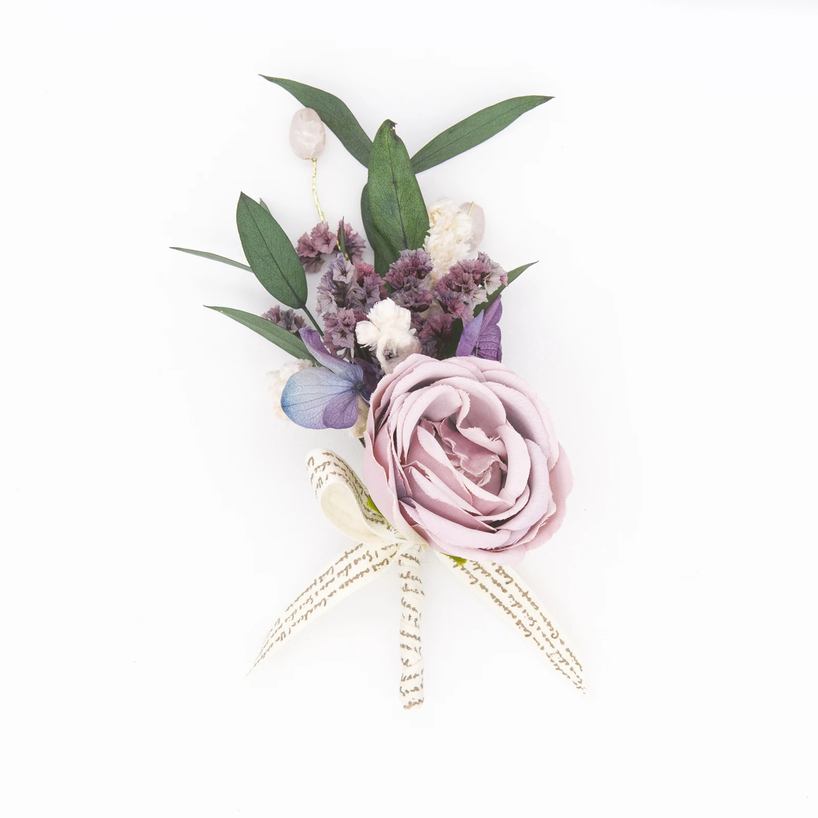 Wedding Groomsman Men/Women Corsage Flower Wrist Flower Brooch Groom Boutonniere 