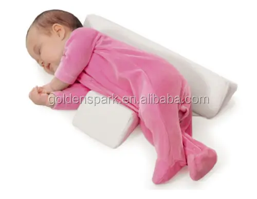 Baby Newborn Infant Pillow Positioner Prevent Flat Head Anti Roll SA 