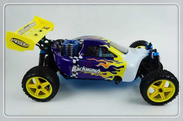Kit per auto modello in plastica in scala 10 buggy a gas rc in