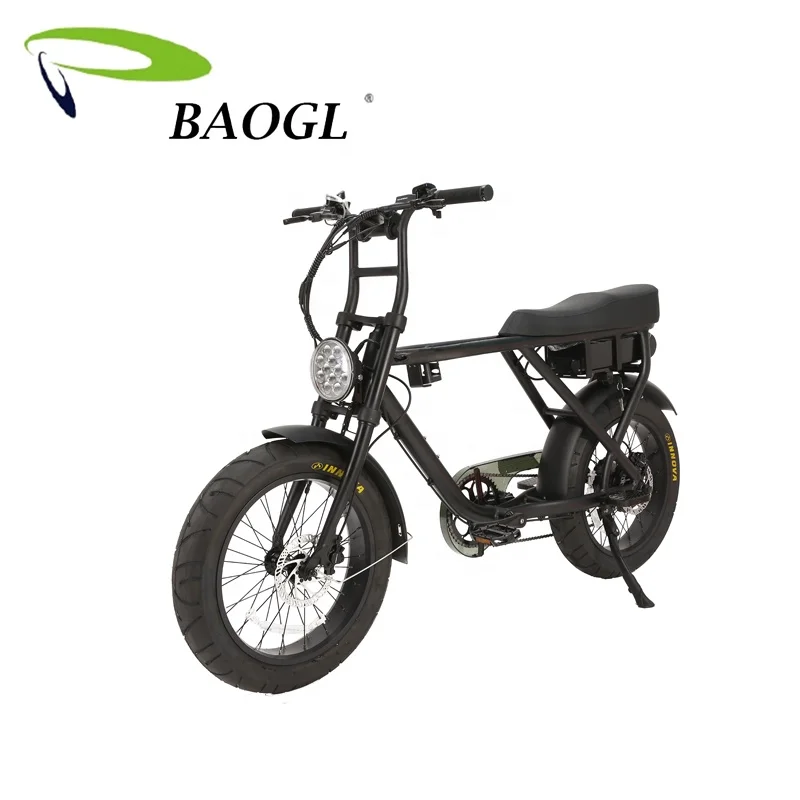 Super Bici Eletrica 48v 1000w Fat Tire Electric Bike 73 Bicycle Ebike / Mountain Dirt Folding