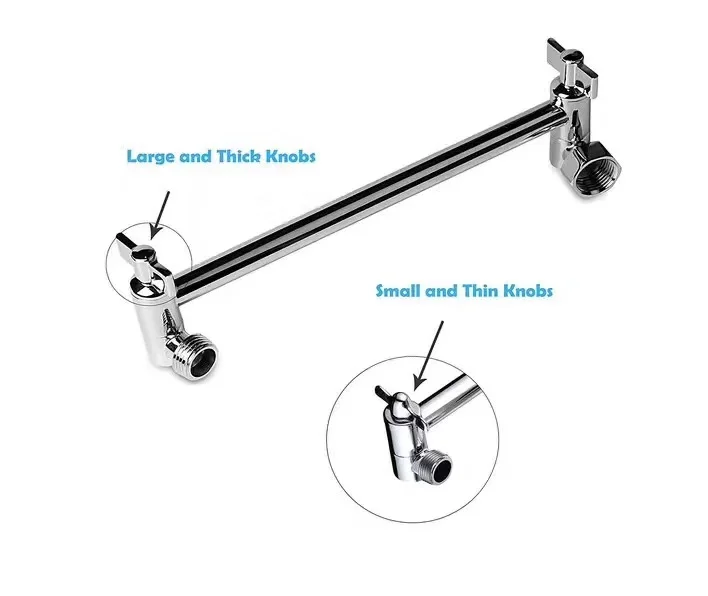 8 Inch And 11 Inch And 15inch Adjustable Shower Arm For Shower Head Bathroom Accessories Flexible Easy Insatall Support Shower Buy Flexible Adjustable Shower Arm Easy For Any Shower Angles Apply To Shower