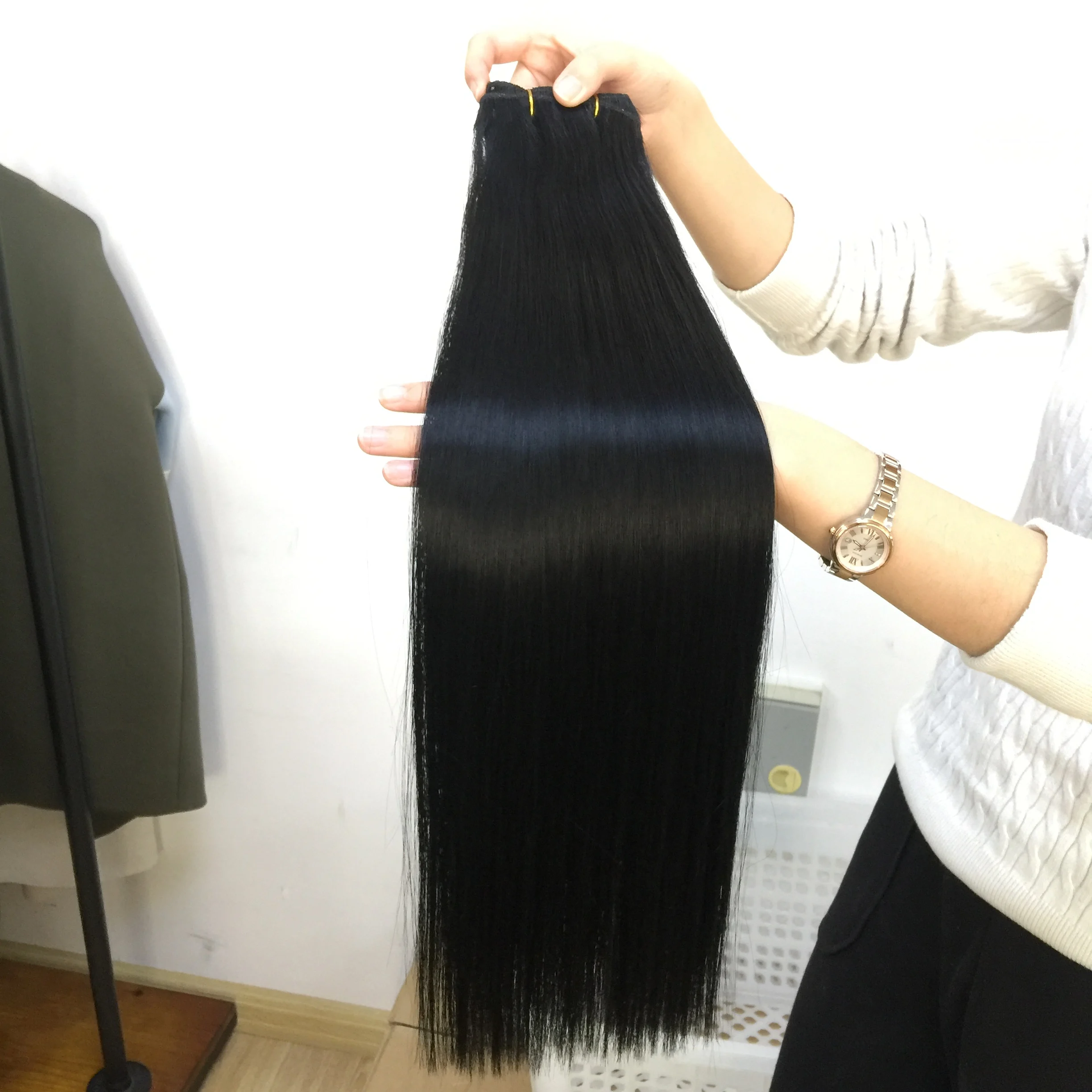 glue human hair extensions