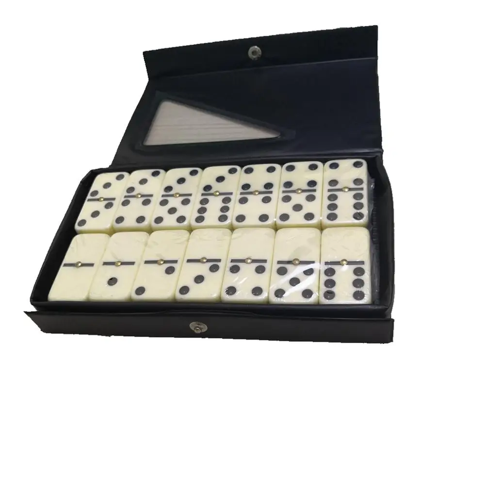 Wholesale Custom Jumbo Colored Plastic Domino Game Set for Kids for Children's Play