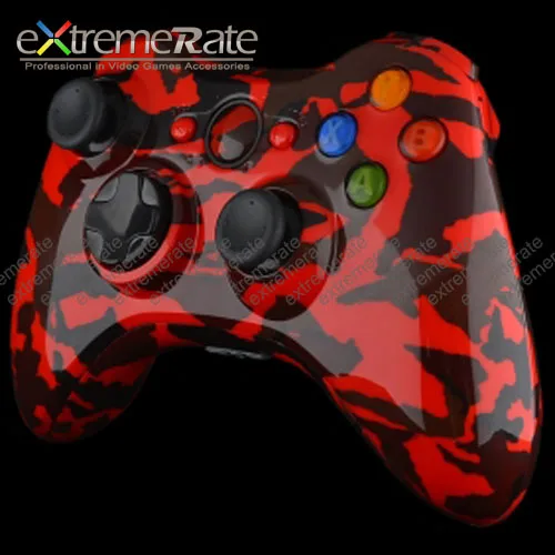 red xbox 360 controller