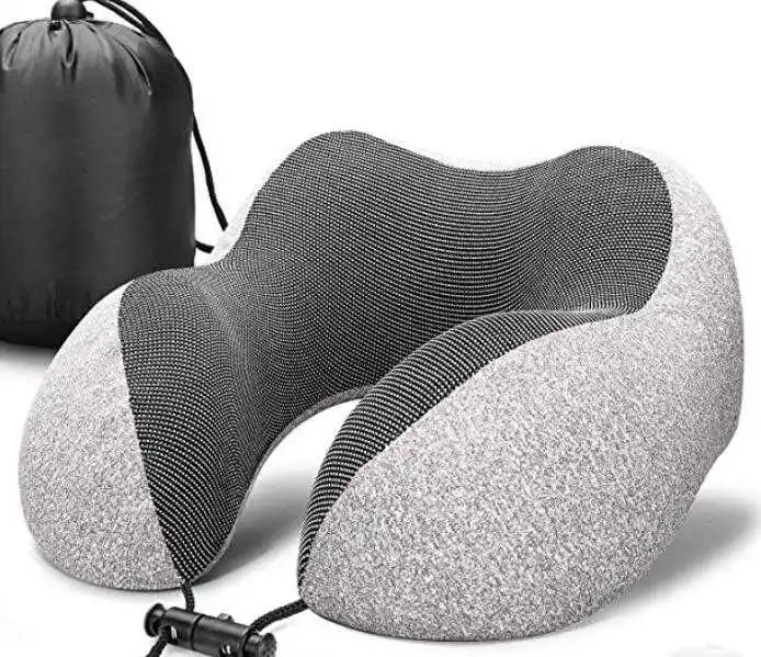 Лучший выбор для долгой поездки средства ухода за кожей Шеи Rest пены памяти автомобиля подушки для шеи с дорожная сумка