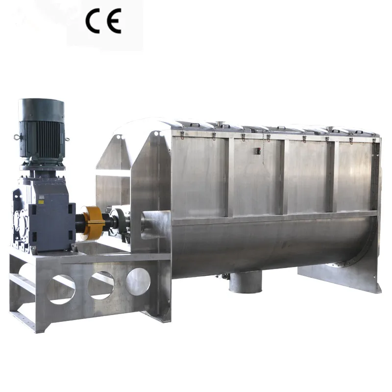 JHRB-2000 коммерческий сухой порошковый блендер, горизонтальный лопастной миксер/Спиральный ленточный смеситель