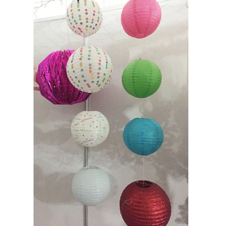 8 12 Art Palette Hanging Paper Lanterns Oriental Trading