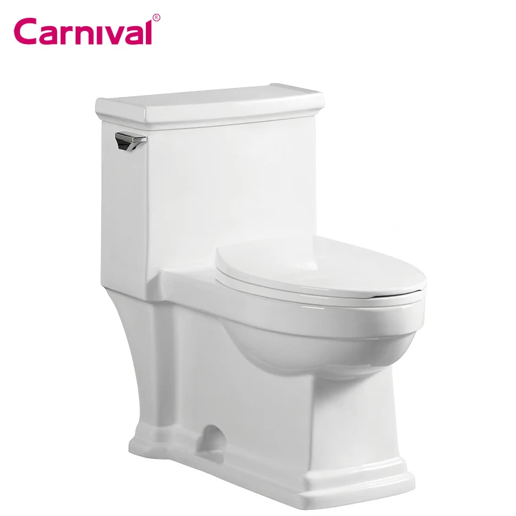 CUPC Unique Modern Design Side Button comfort Height Siphonic Water Closet Washroom Wc One Piece Ceramic Toilet for Bathroom