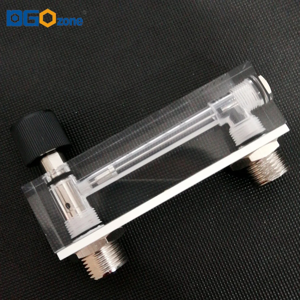 Caudalímetro de agua - Tipo de tubo de plástico 25-250L/H Medidor de flujo  de agua instantáneo Caudalímetro