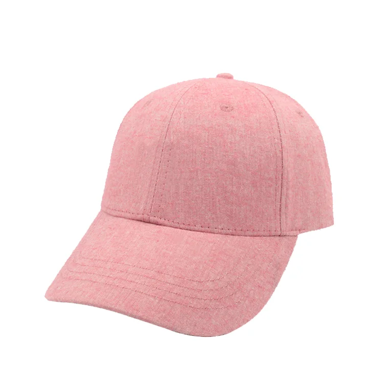 pink suede baseball cap