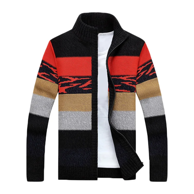 Cheap Price Custom Nice Sweater Men Beautiful Design Zip Cardigan Age Delay Item Sweater