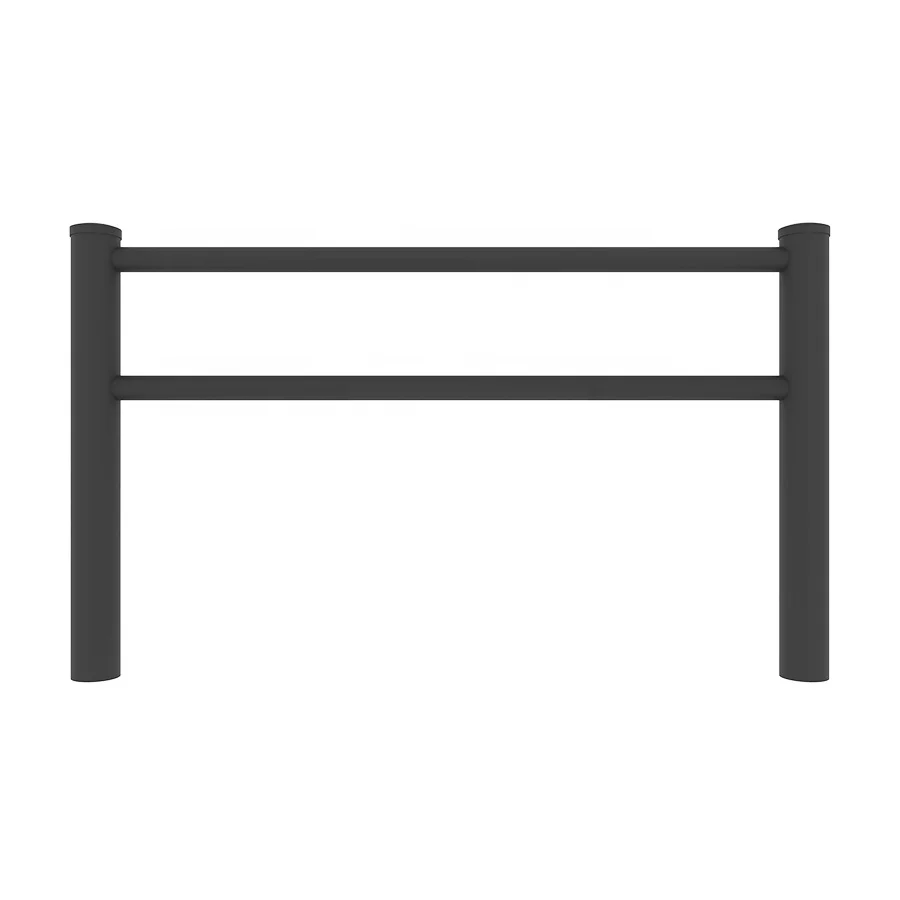 FENTECH  PVC Vinyl Plastic Round Pipe Rail Used Horse Paddock Fence Panels for Farm,horse Paddock Fence