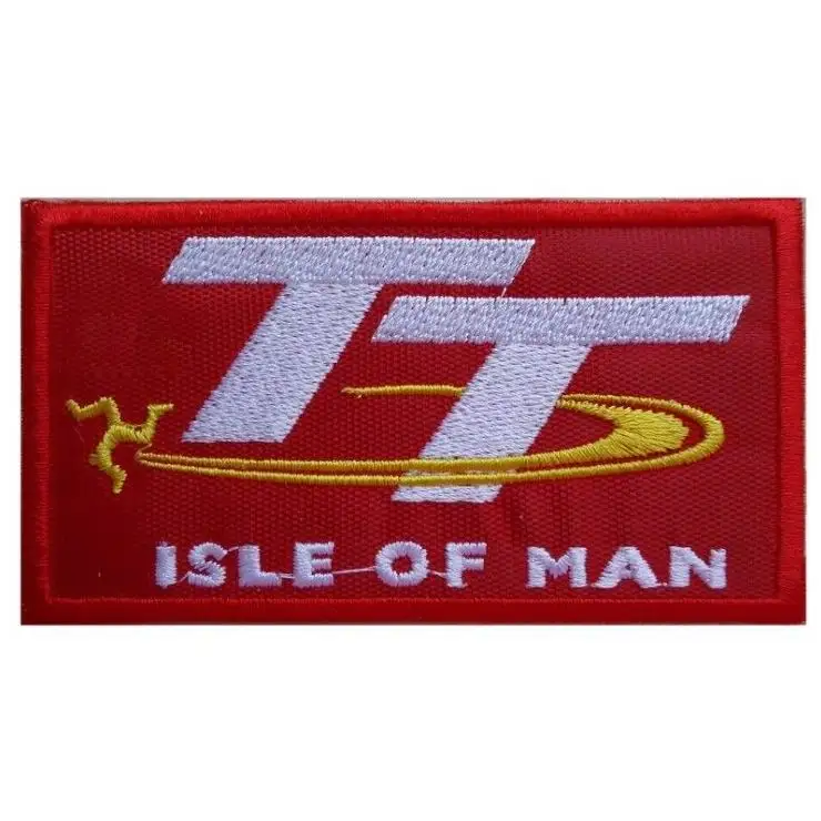 Limited Edition Isle of Man Race Motorcycle Vest Patch 4/"