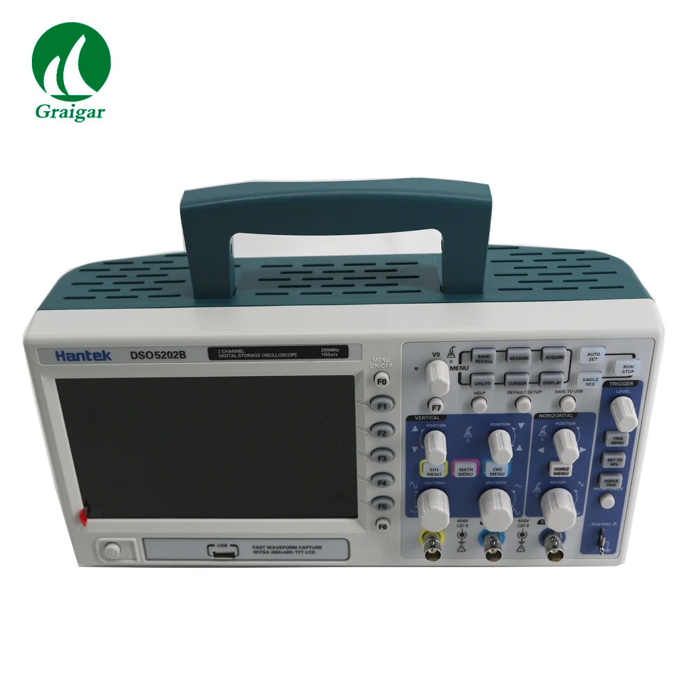 HantekDSO5202Bデジタルストレージオシロスコープ200MHz1GSa/s LCD 7