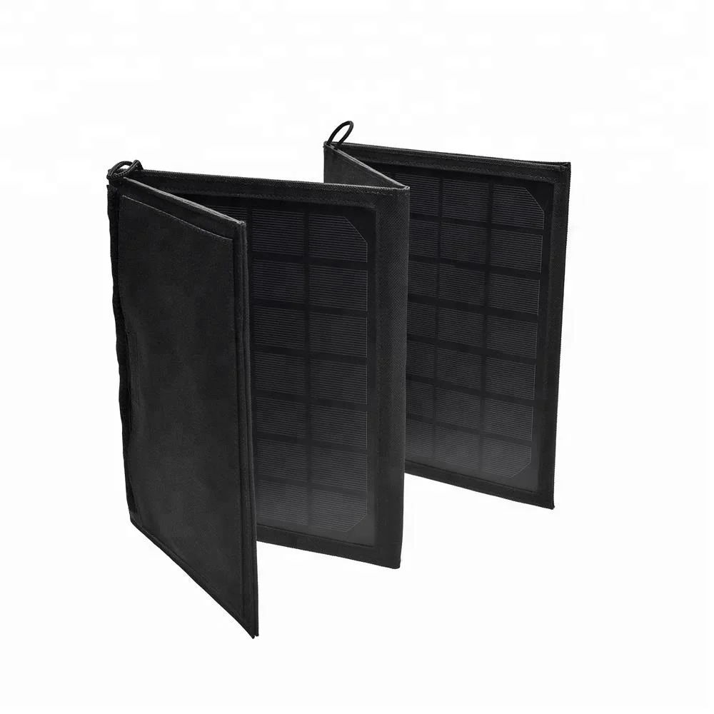Портативное складное солнечное зарядное устройство 20 Вт с ПВХ ламинированным покрытием для ноутбуков и мобильных телефонов