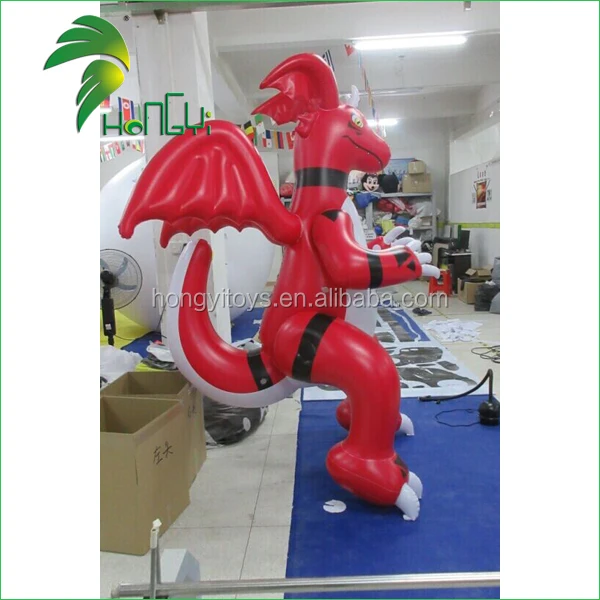 Most Popular Attractive Custom Inflatable Red Dragon Costume