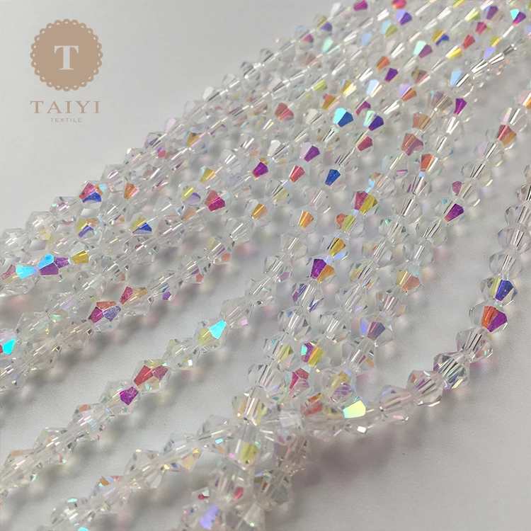 Factory Direct Crystal Sharp Bottom Gem Flower Shaped Glass Drill for Wedding Dress