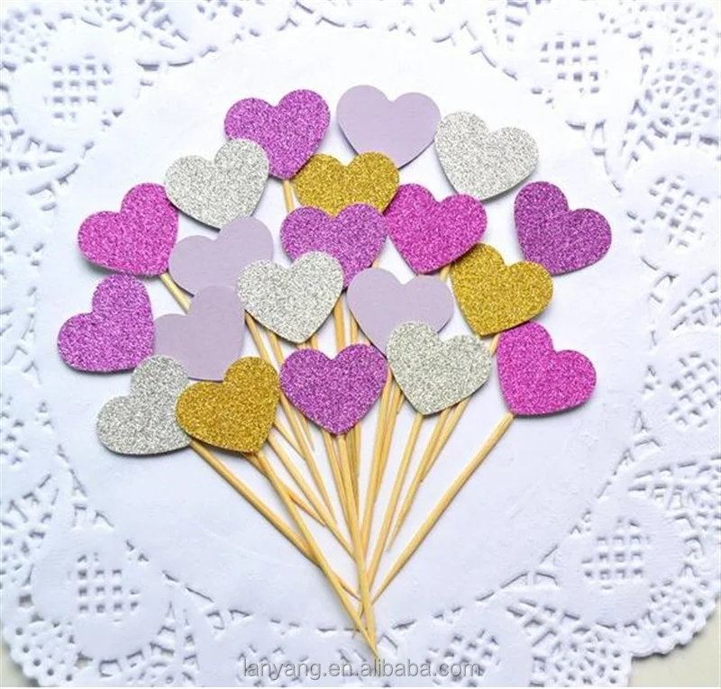 Decoration De Gateau En Forme De Cœur 3 Pieces Garniture De Cupcake Saint Valentin Fete D Anniversaire Pour Filles Mariage Buy Topper De Gateau De Coeur Toppers De Decoration De Gateau Toppers De Petit Gateau De